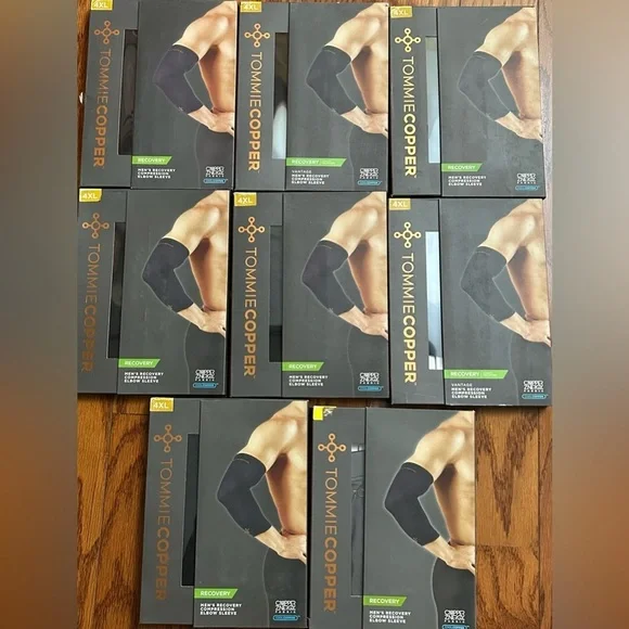 NEW Tommie Copper "Reseller Bundle" Compression Elbow & Knee Sleeves Value $462 - Picture 3 of 6